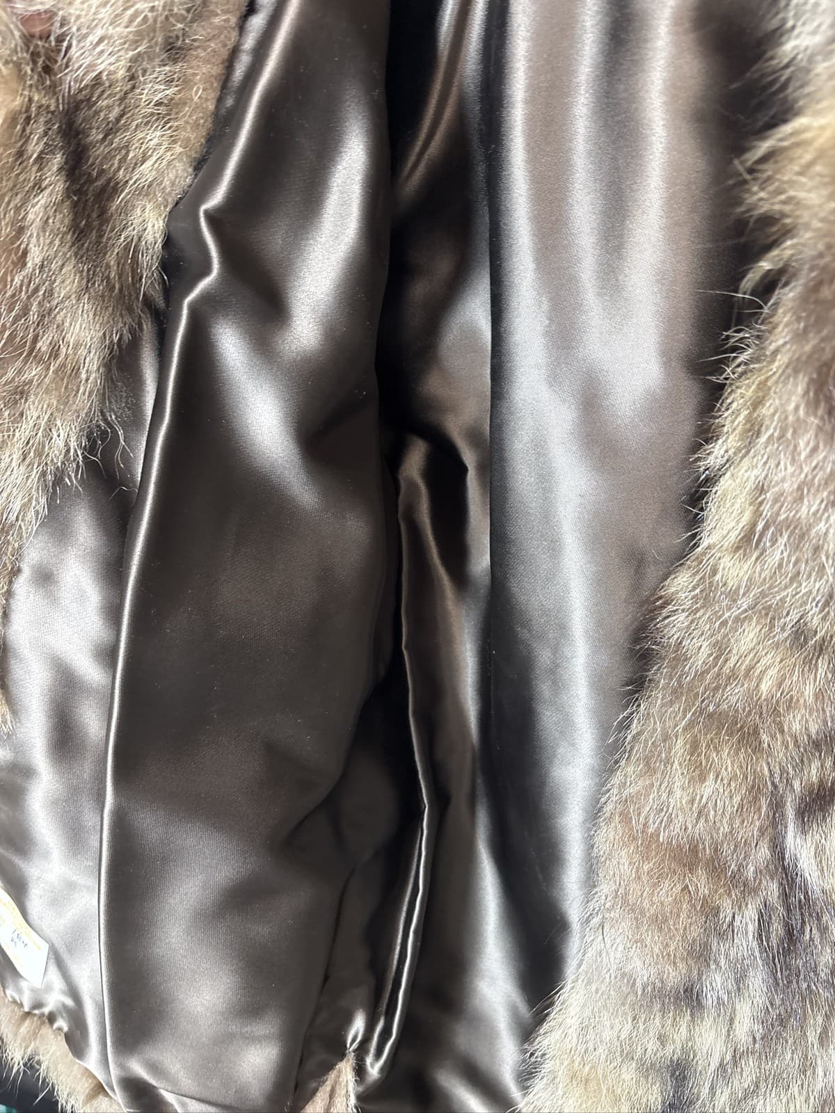 Furrocious Raccoon Fur Jacket Women Size Medium Style 184 - Thumbnail 5
