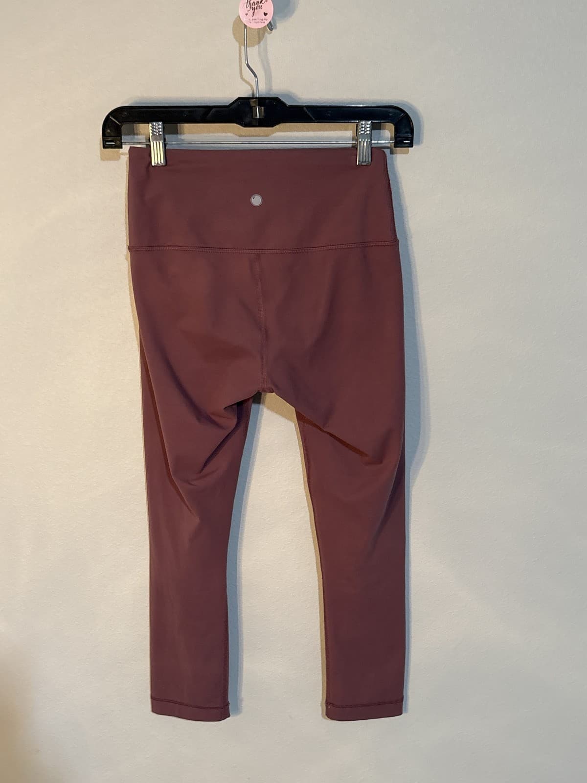 Yogalicious XS Purple Luster High Rise Capri Yoga Leggings NWT - Thumbnail 3