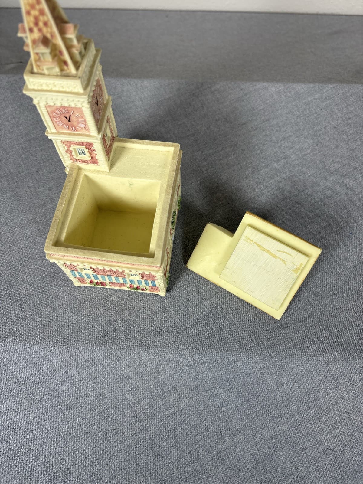 Vintage Ghirardelli Chocolate Factory Clock Tower Trinket Box - Thumbnail 5