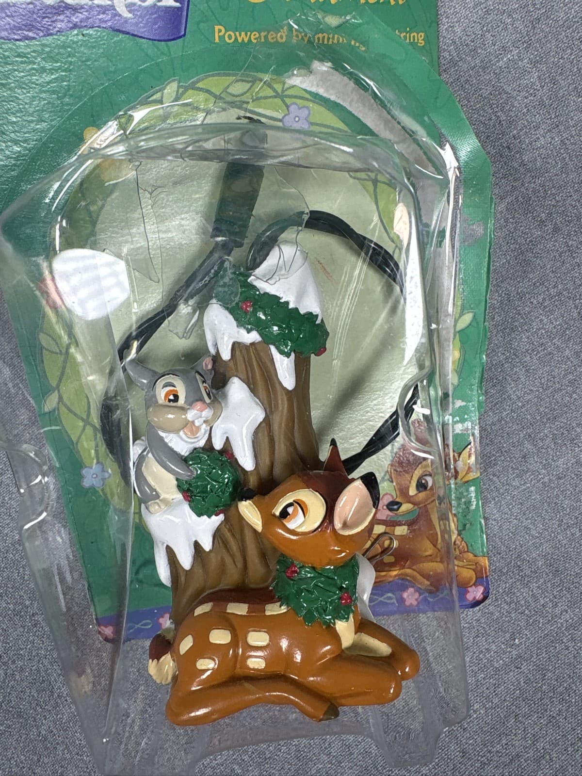 Disney Santa's EZ Light Illuminated Bambi Thumper Christmas Ornament - Thumbnail 2