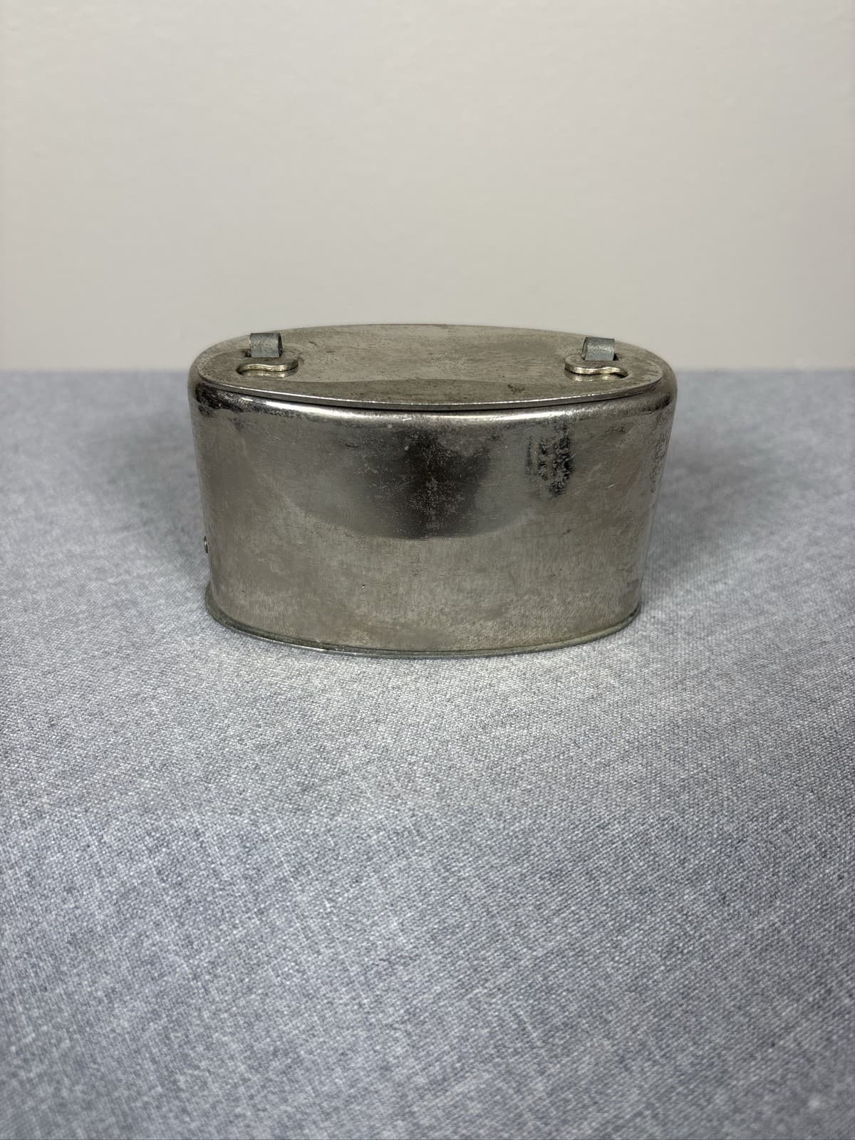 Citizens State Bank Enderlin North Dakota Metal Savings Coin Bank Chrome - Thumbnail 2