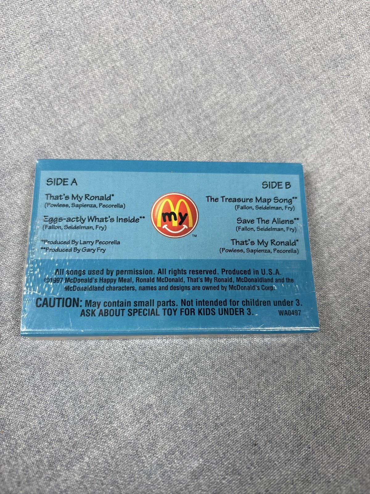 1997 McDonalds Happy Meal Thats My Ronald Cassette Tape Unopened - Thumbnail 2