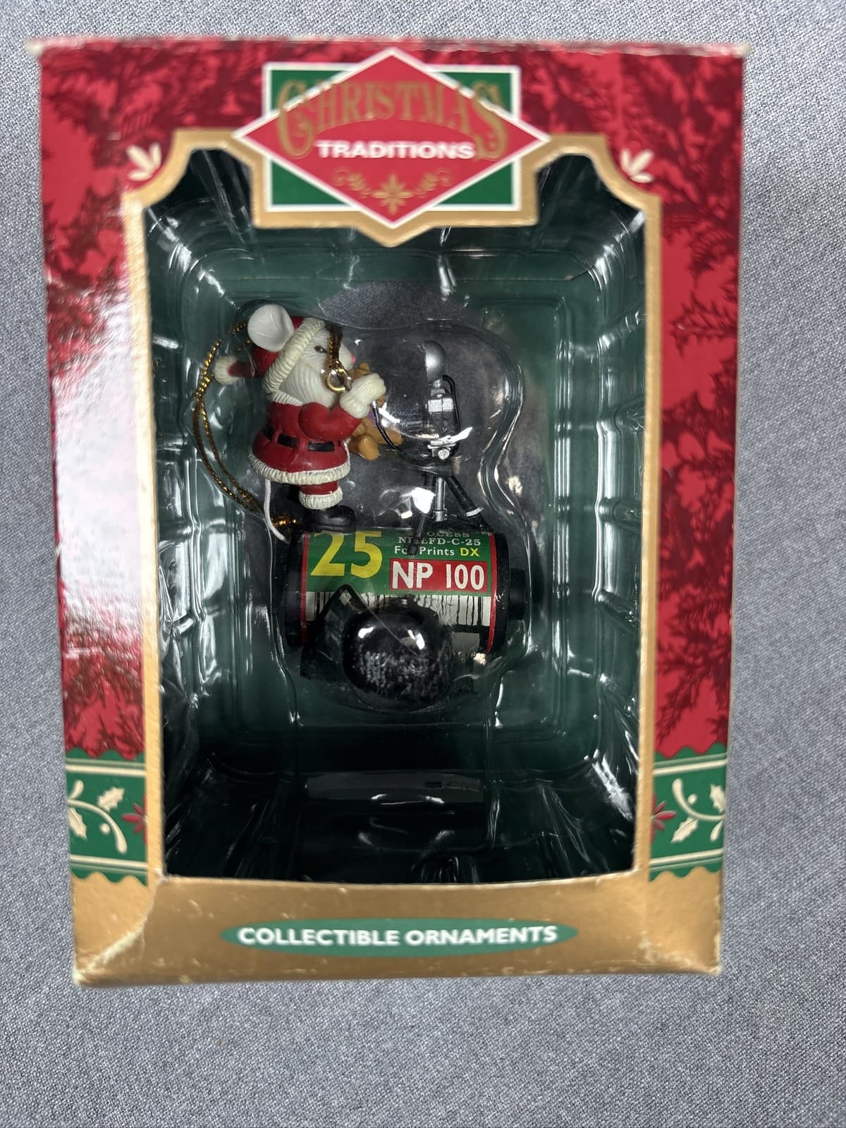 Trim A Home Tree Charm Santa Mouse Photographer Color Film Ornament Box - Thumbnail 2