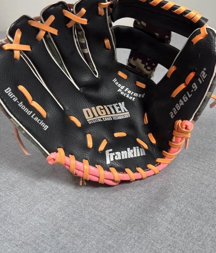 Franklin Digitek 22846L-9 1/2" Youth Baseball Glove Dura-Bond Lacing RHT