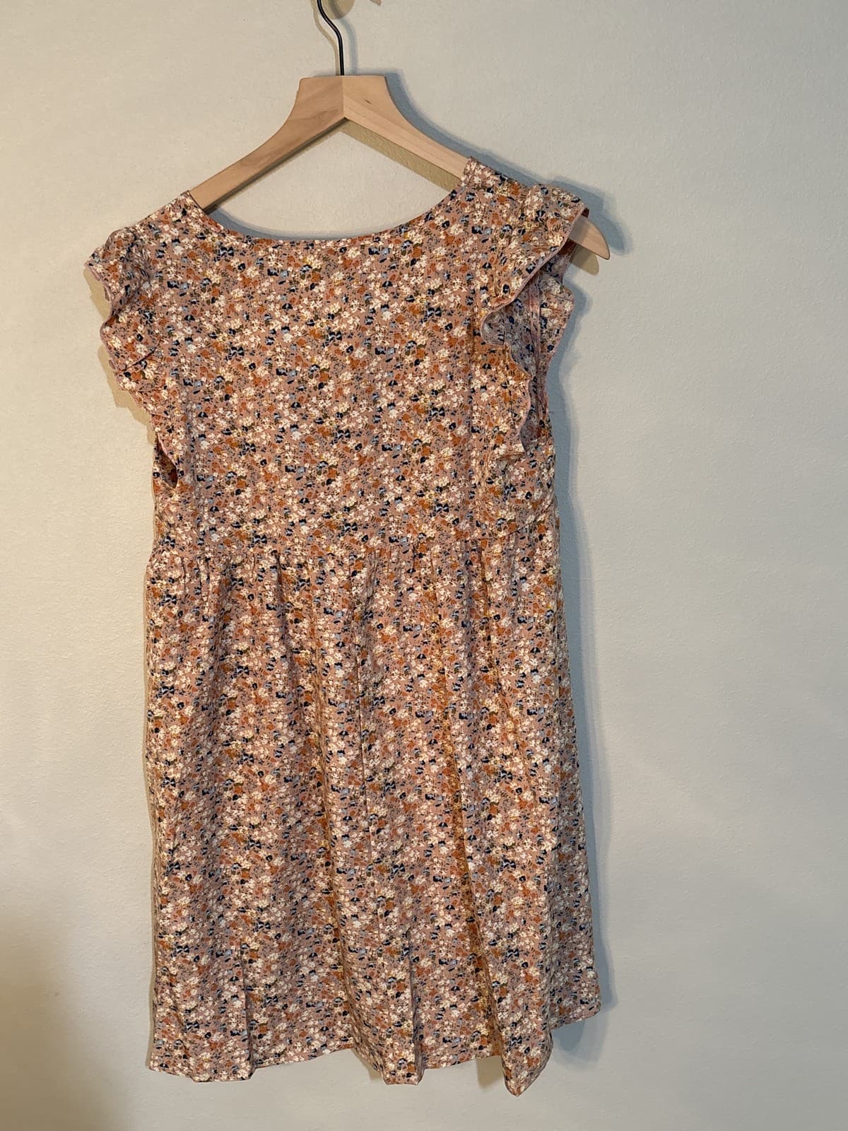 SHEIN Floral V-Neck Short Sleeve Dress Women's S 4 Pink Ditsy - Thumbnail 3