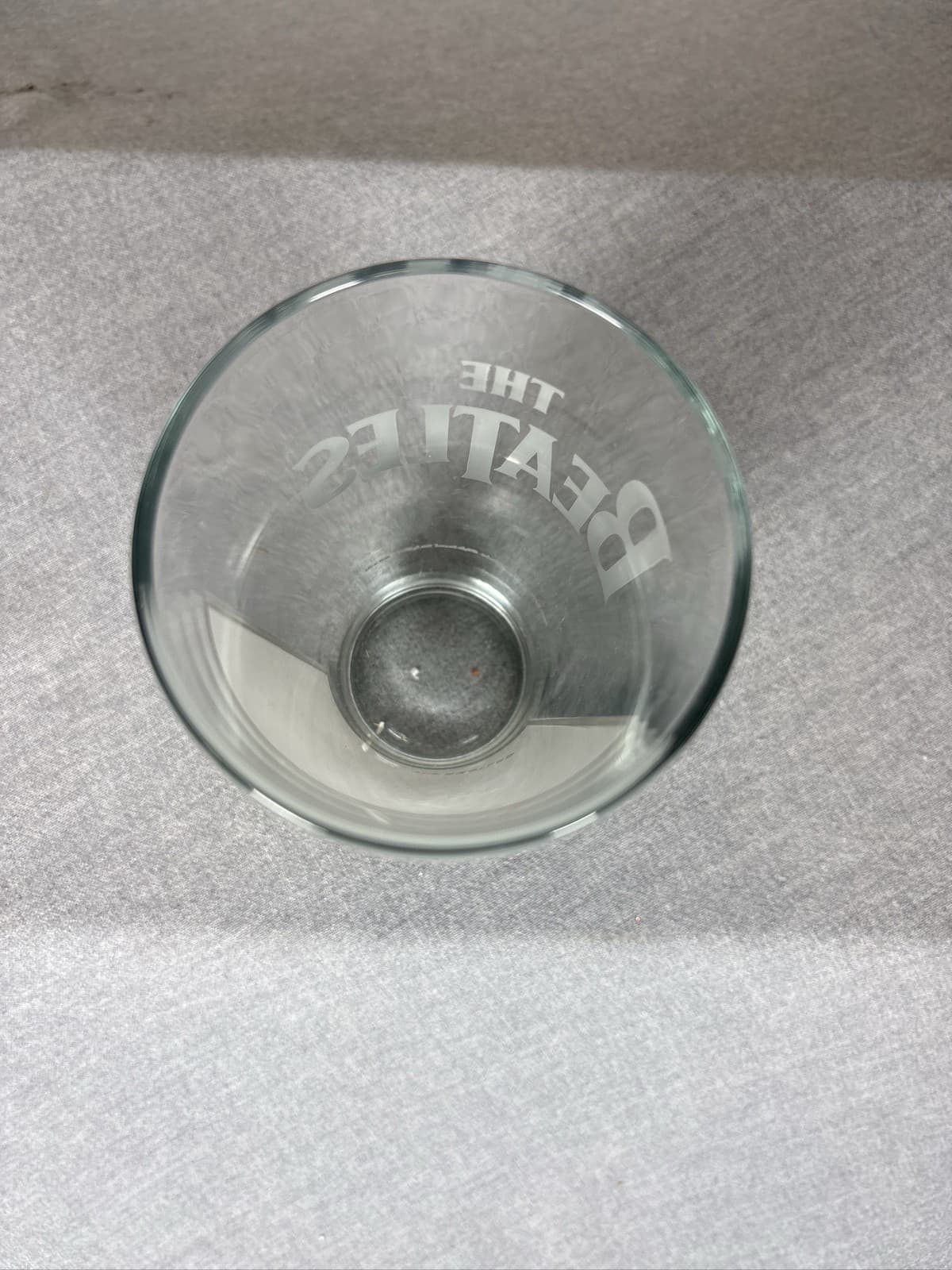 The Beatles Clear Glass Beer Pint Tumbler Apple Corps - Thumbnail 5
