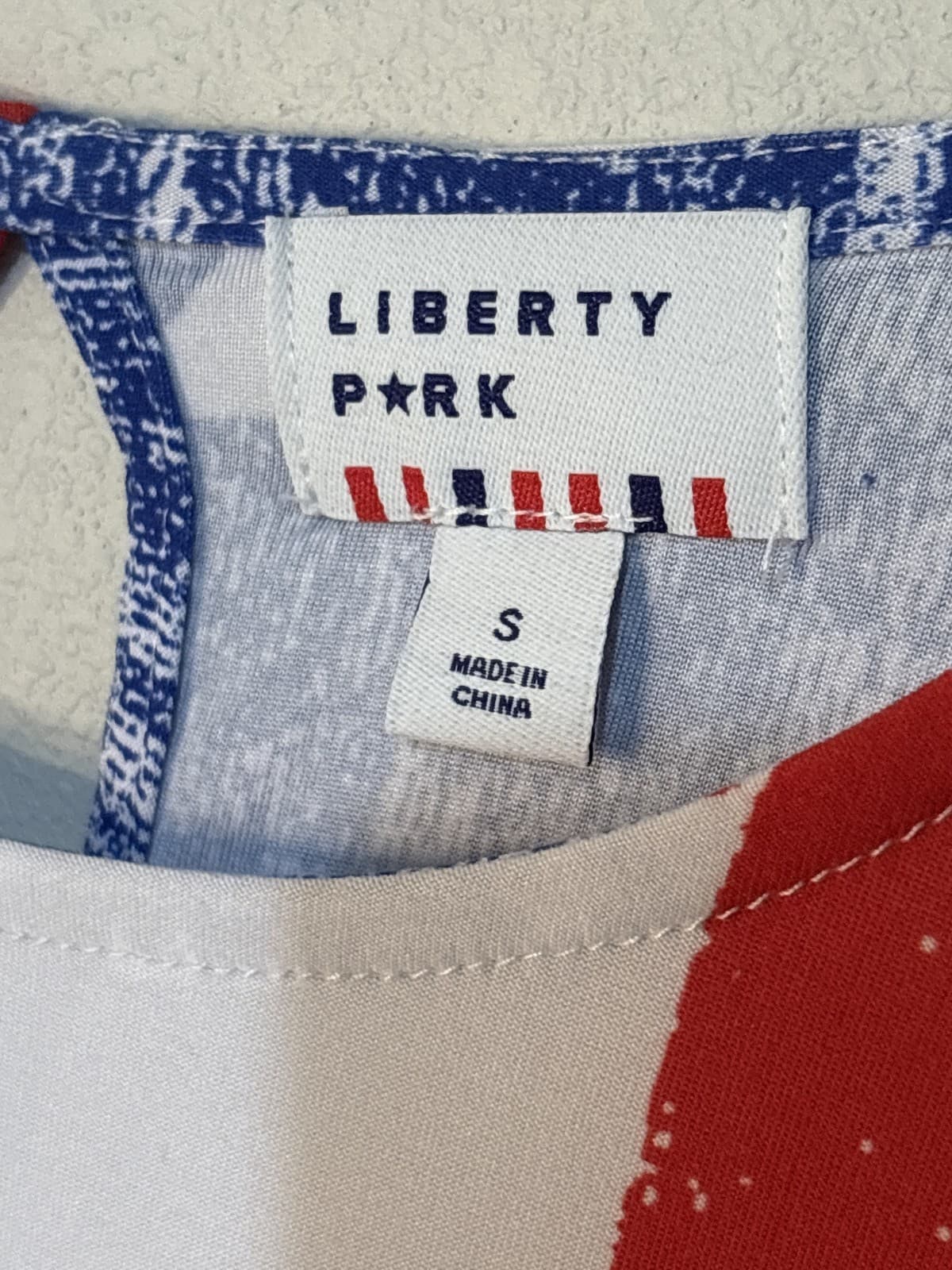 Liberty Perk Women's American Flag Tank Dress S 4th of July Patriotic Stars S - Thumbnail 2