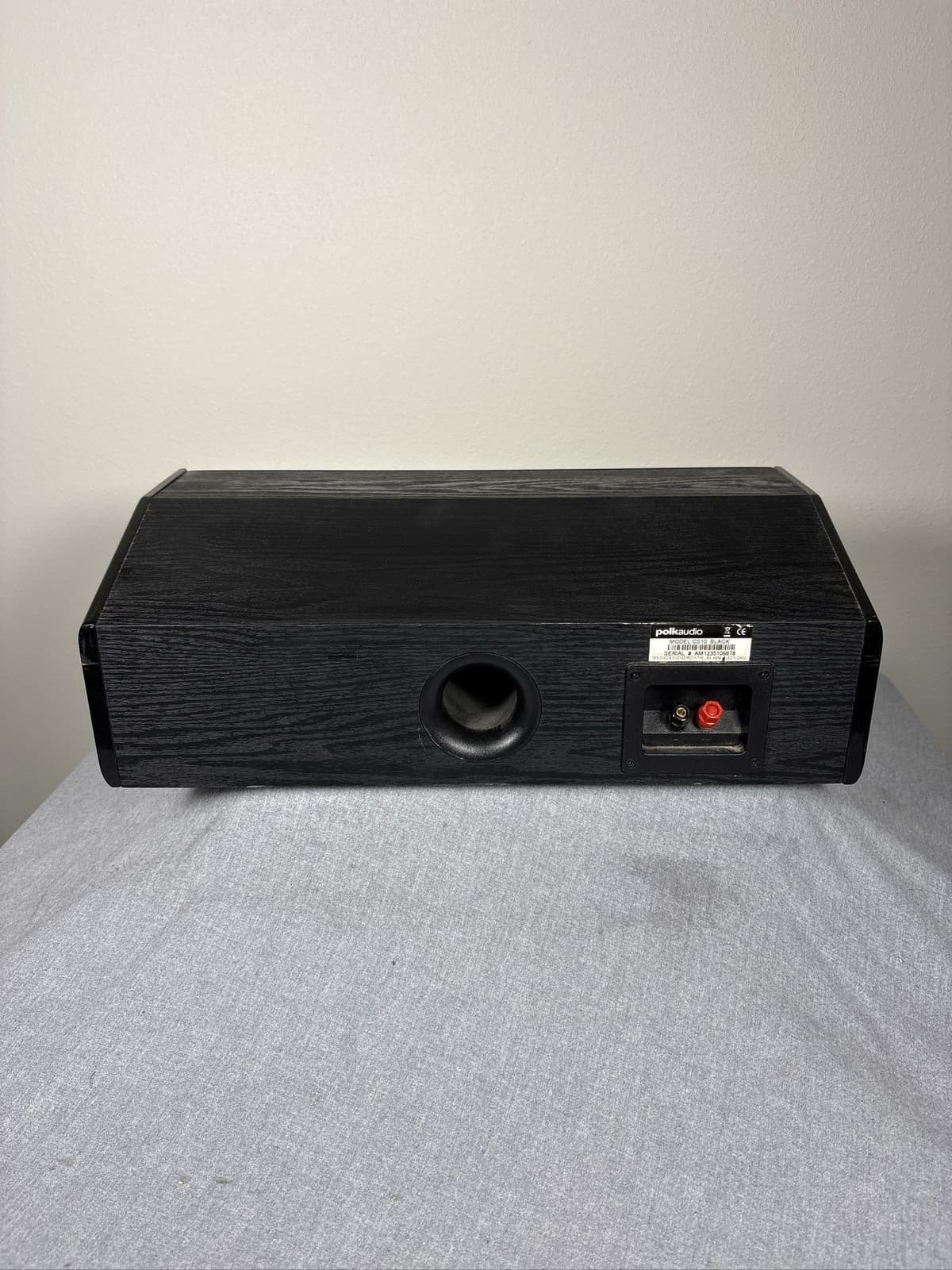 Polk Audio CS10 Black Center Channel Speaker Home Theater Stereo - Thumbnail 3
