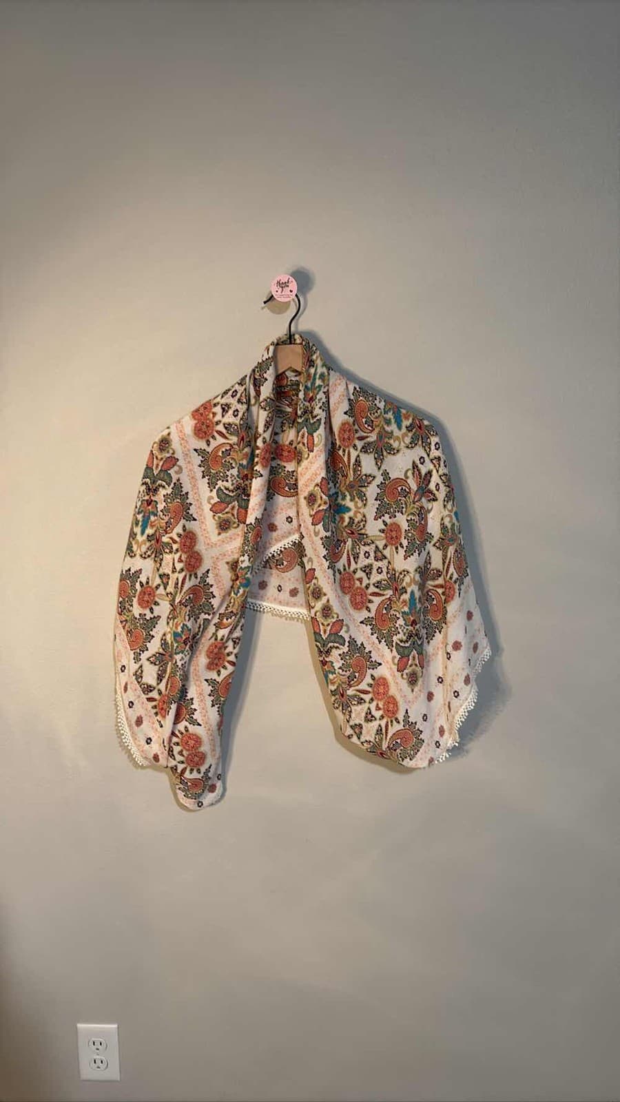 Paisley Floral Scarf Shawl Wrap Fringe Bohemian Kimono Cover Up