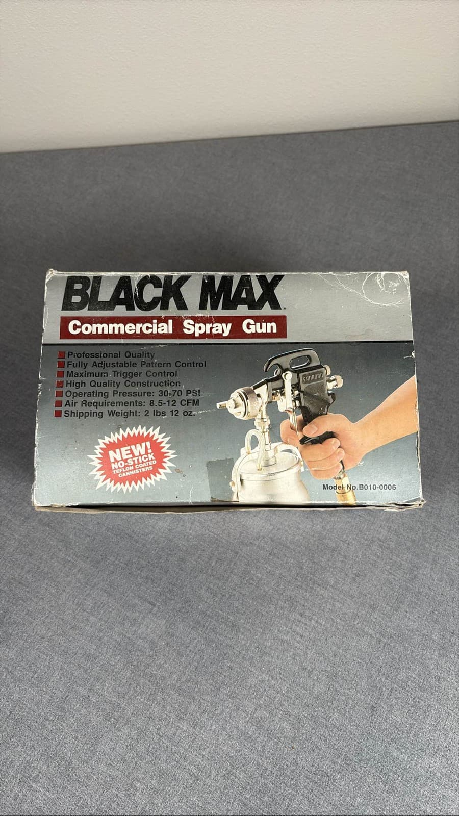 Black Max Commercial Sprayer B010-0006 Teflon Coated Canister