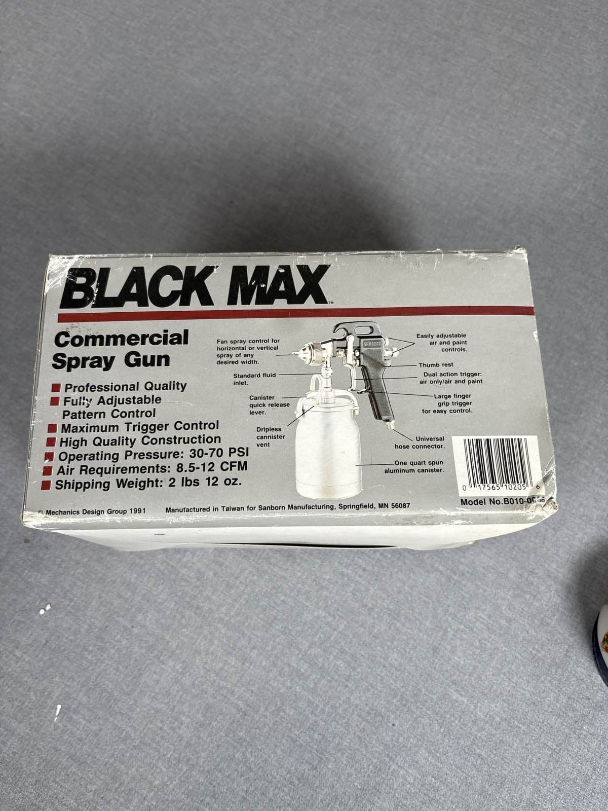 Black Max Commercial Sprayer B010-0006 Teflon Coated Canister - Thumbnail 3