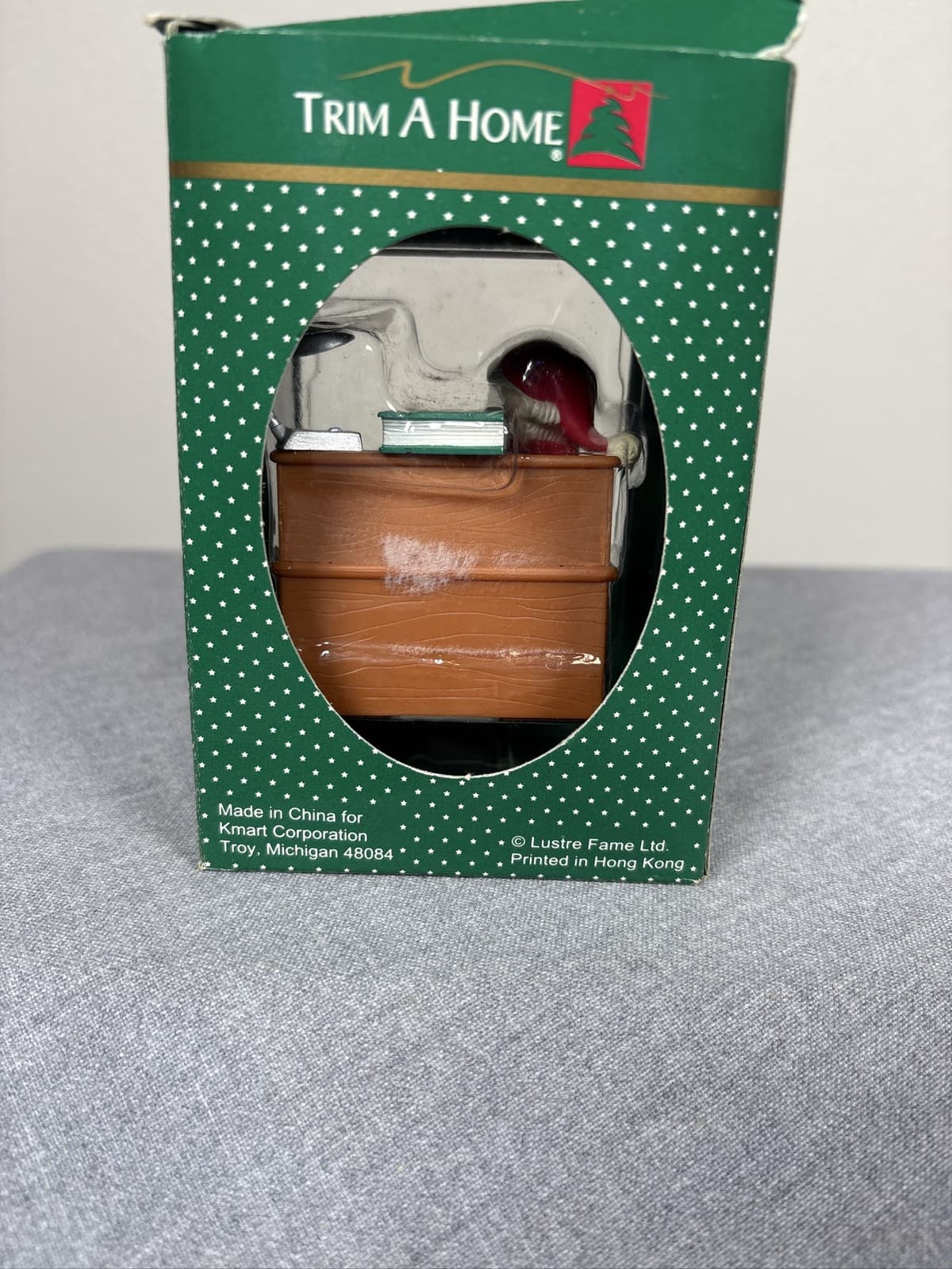 Kmart Trim A Home Santa Answering Desk Ornament Collectible Tree Decor - Thumbnail 2