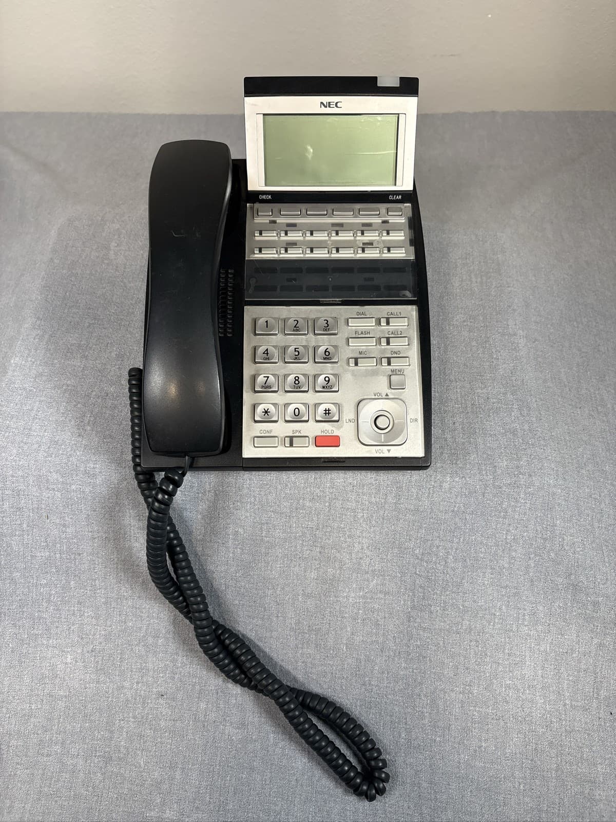 NEC DLV(XD)Z-Y(BK) IP3NA-12TXH TEL(BK) 12-Button Business Phone Black
