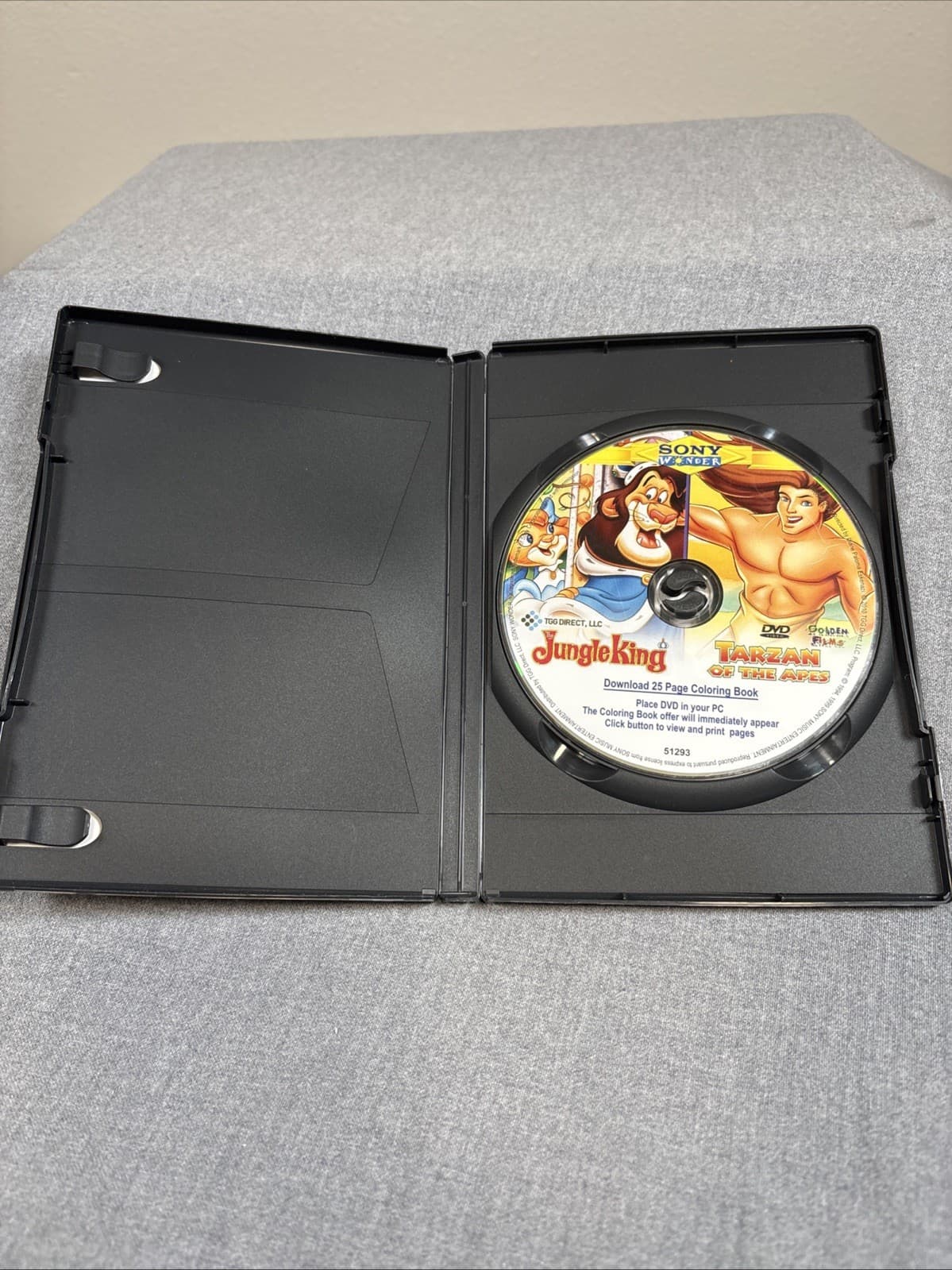 Jungle Tales The Jungle King & Tarzan 2 Movies DVD Sony Wonder - Thumbnail 4