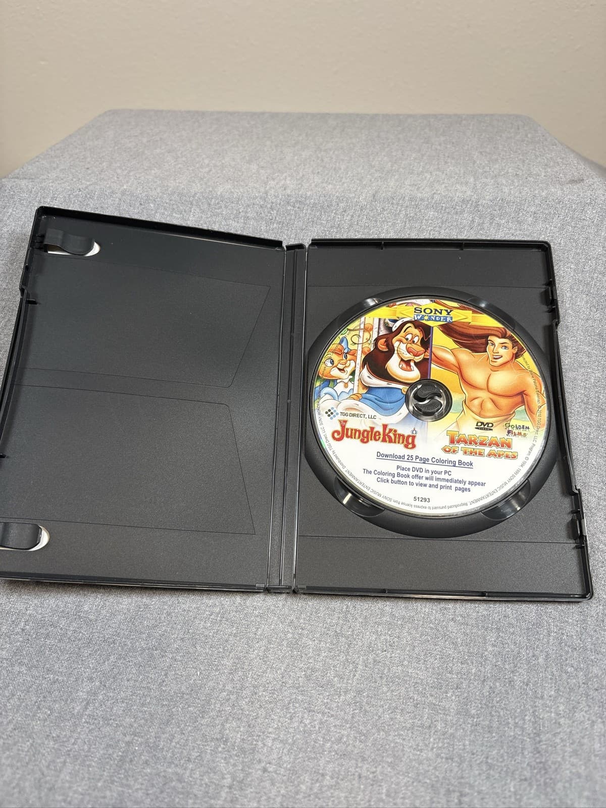 Jungle Tales The Jungle King & Tarzan 2 Movies DVD Sony Wonder - Thumbnail 3