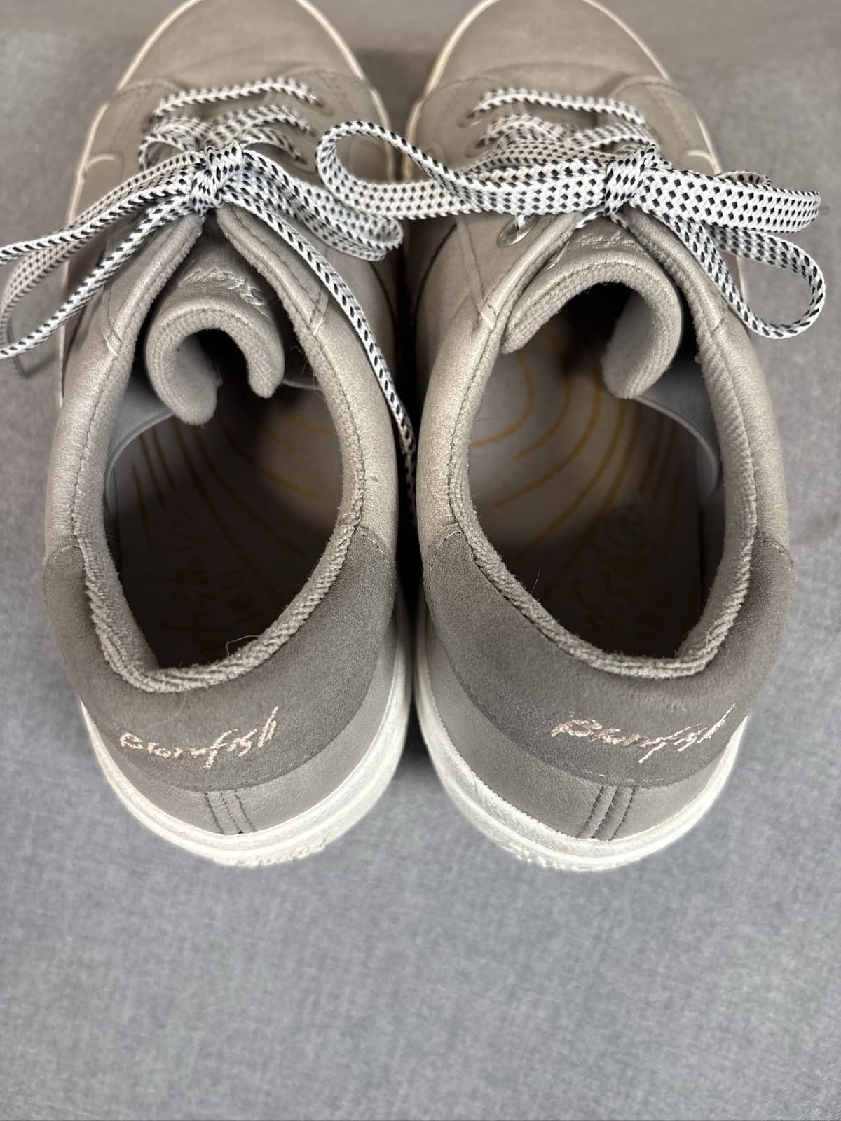 Blowfish Malibu Women's Gray Metallic Lace Up Casual Shoes size 10 - Thumbnail 4