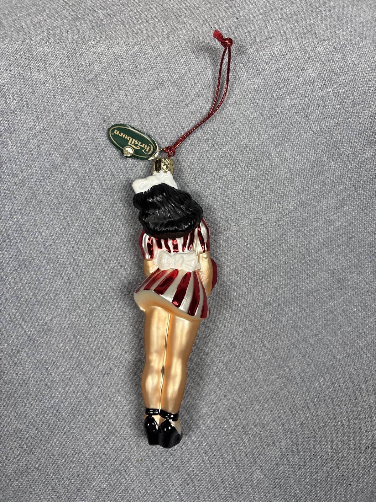 Ruby’s Diner Blown Glass Christmas Ornament 50s Style Waitress Pinup - Thumbnail 2