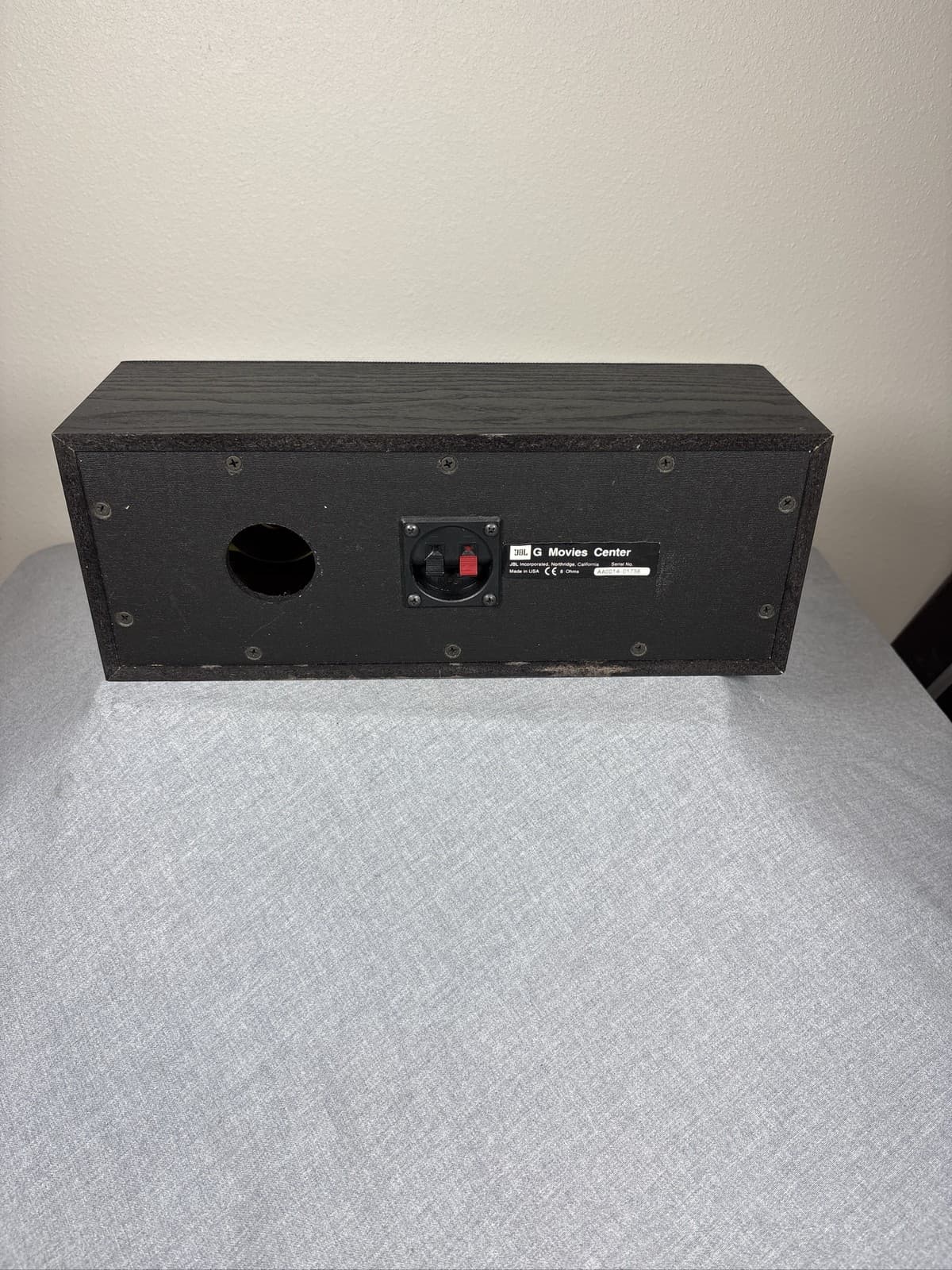 JBL G Series Center Channel Speaker 8 Ohm Home Theater Manufactured in USA - Thumbnail 3