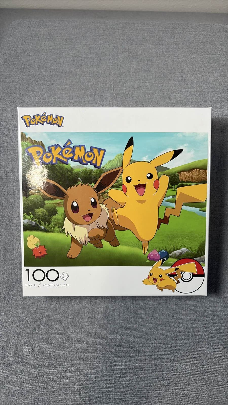 Pokemon 100 Piece Jigsaw Puzzle Pikachu Eevee Buffalo Games 15x11 2019 New