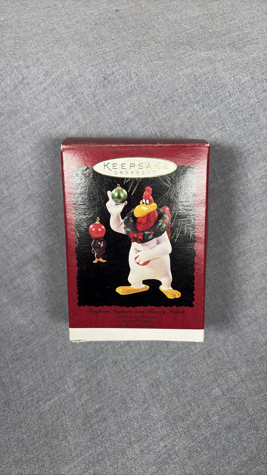 1996 Hallmark Keepsake Foghorn Leghorn Henery Hawk Looney Tunes Ornament