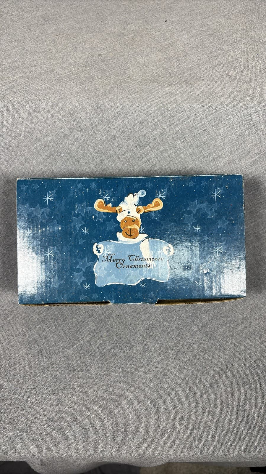 Merry Chrismoose Ornaments Box Set Christmas Holiday Moose Decor