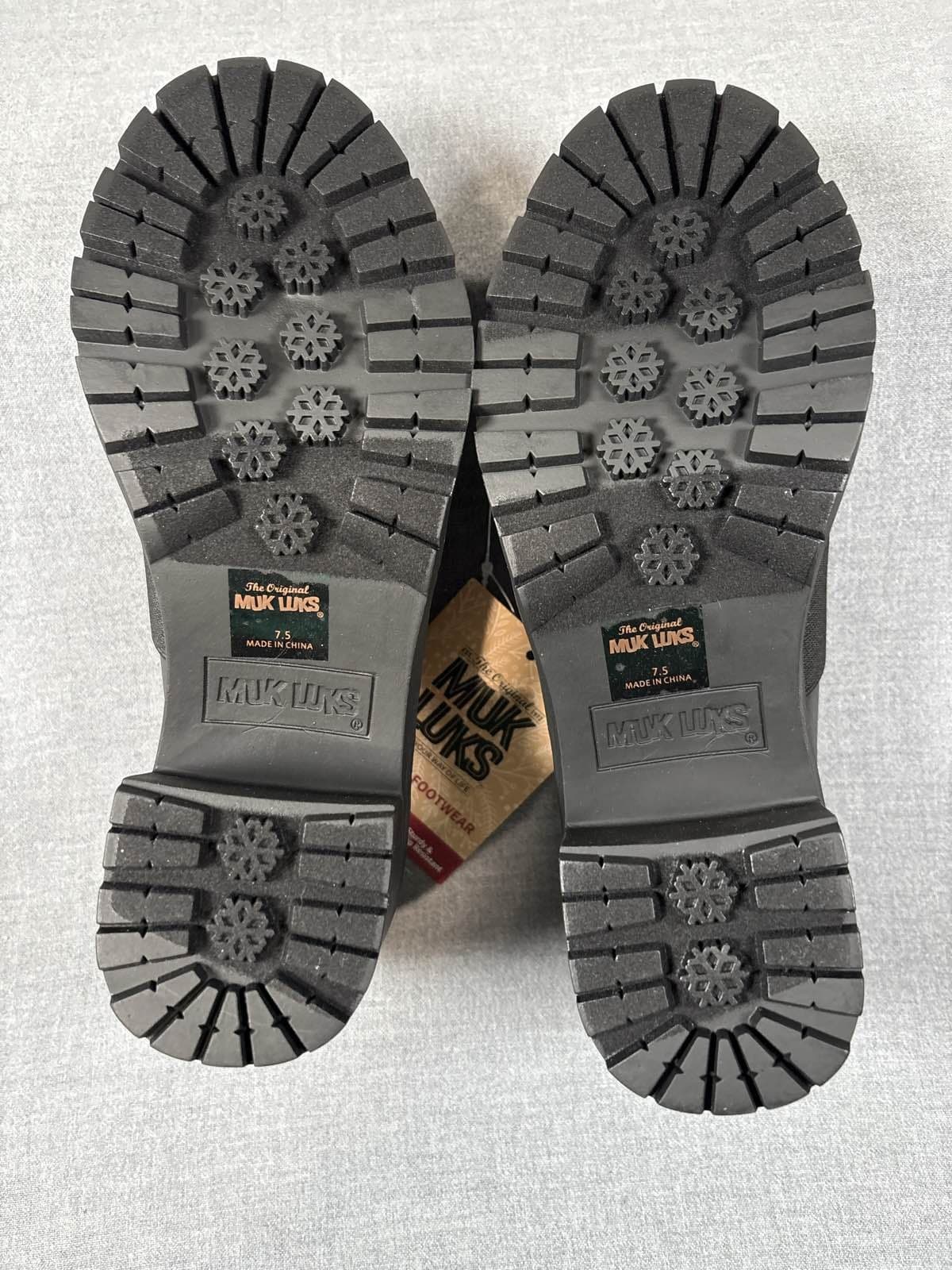 MUK LUKS Lucy Lettie Women's Black Slip On Loafers Casual Comfort Shoes 7.5 - Thumbnail 6