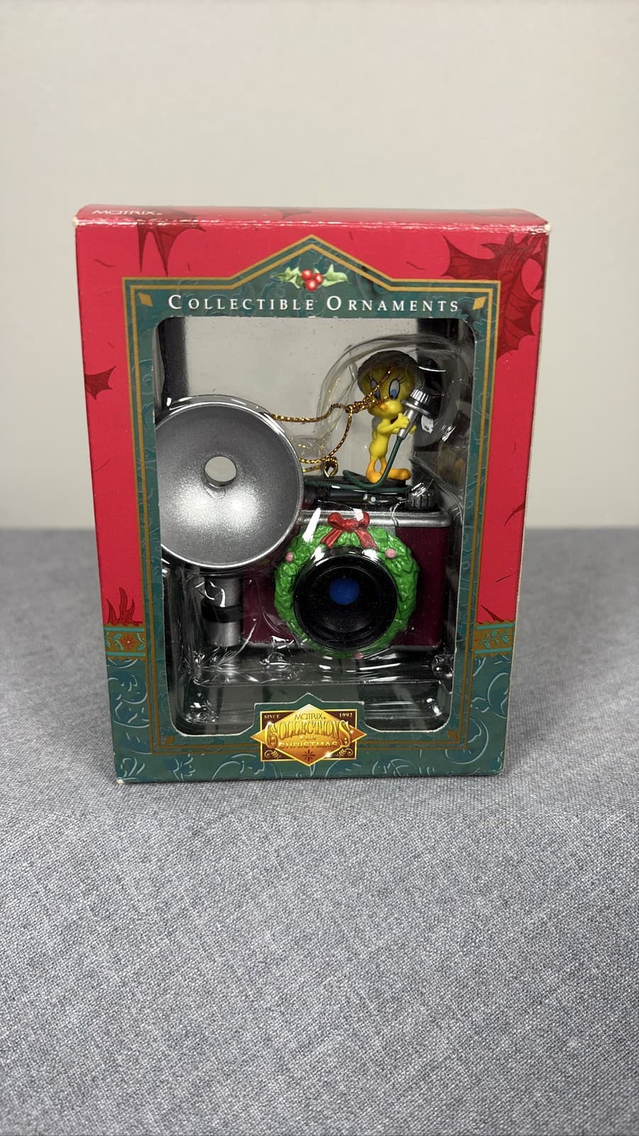 Matrix Looney Tunes Tweety Bird Camera Christmas Ornament 1997