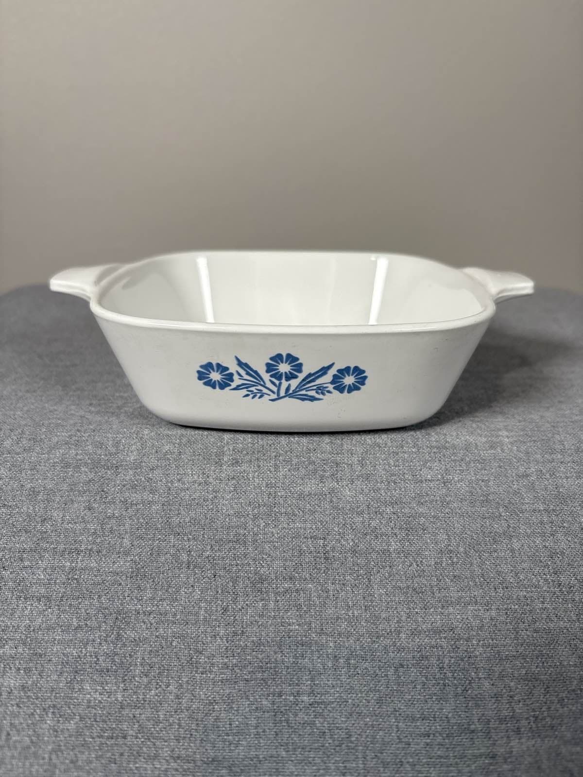 Corning Ware Blue Cornflower P-41 Petite Pan Casserole USA No Lid