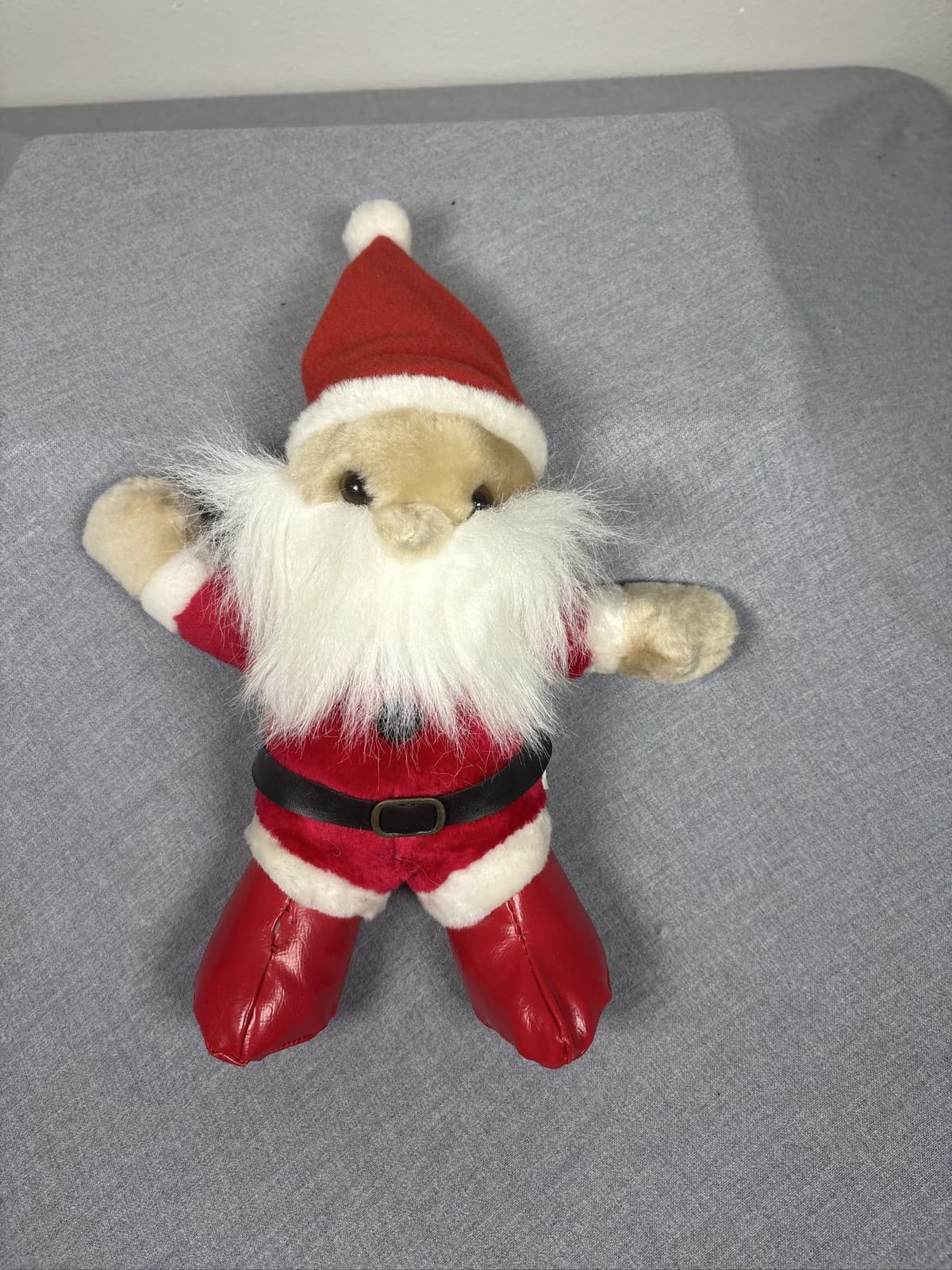 Vintage Kuddle Me Toys Kellytoy Christmas Santa Claus Velvet Plush Doll 15