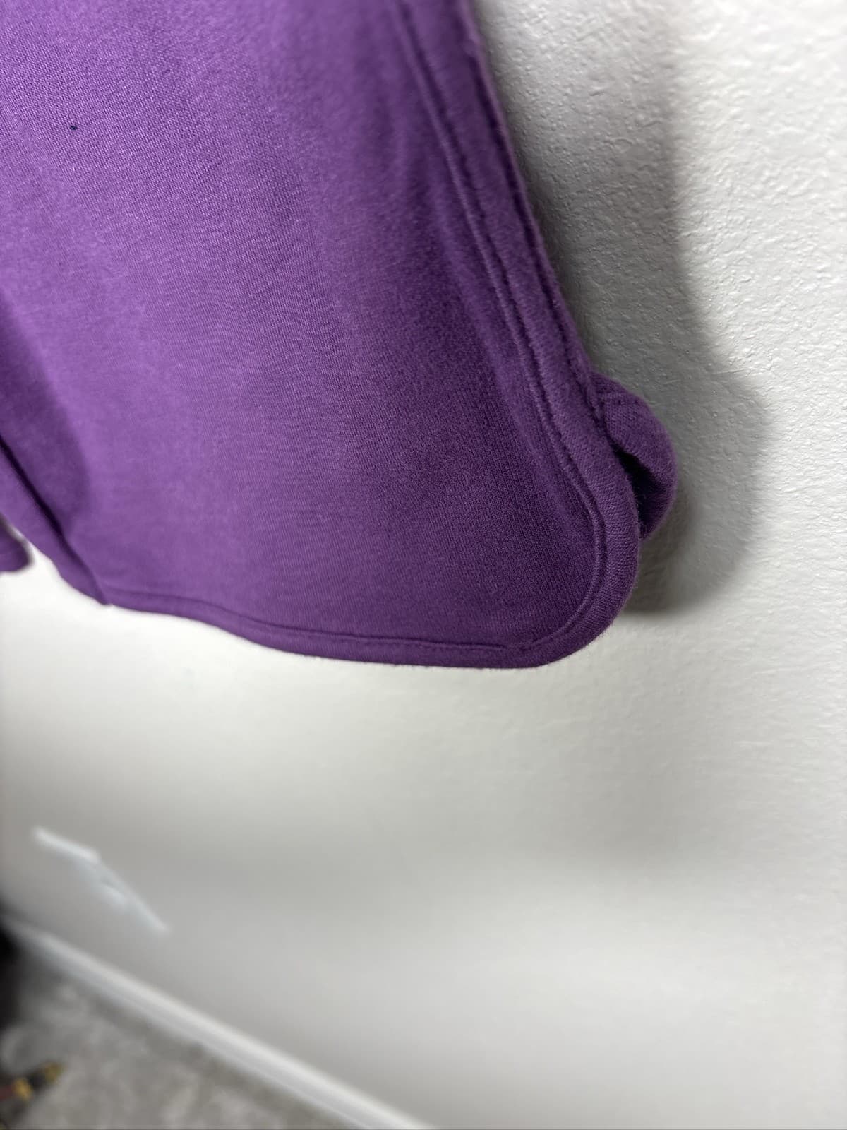 Eddie Bauer Women French Terry Capri Pants Purple Small Drawstring - Thumbnail 3