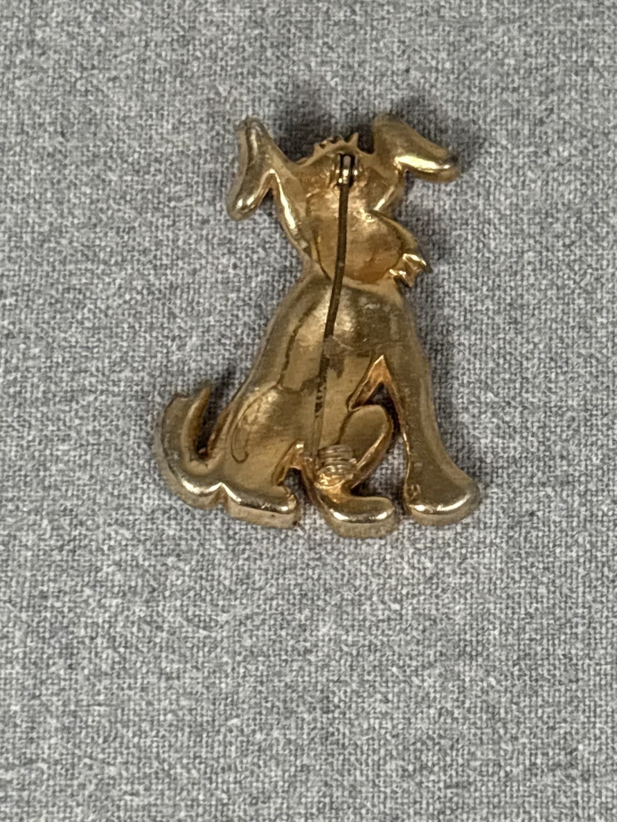 Disney Lady and the Tramp Pin Black Dog Puppy Red Collar Brooch - Thumbnail 2