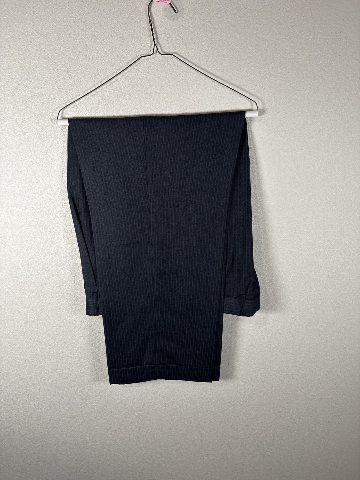 Millennium Collection Mens 44R Pinstripe Blazer Suit Jacket Sport Coat and Pants - Thumbnail 3