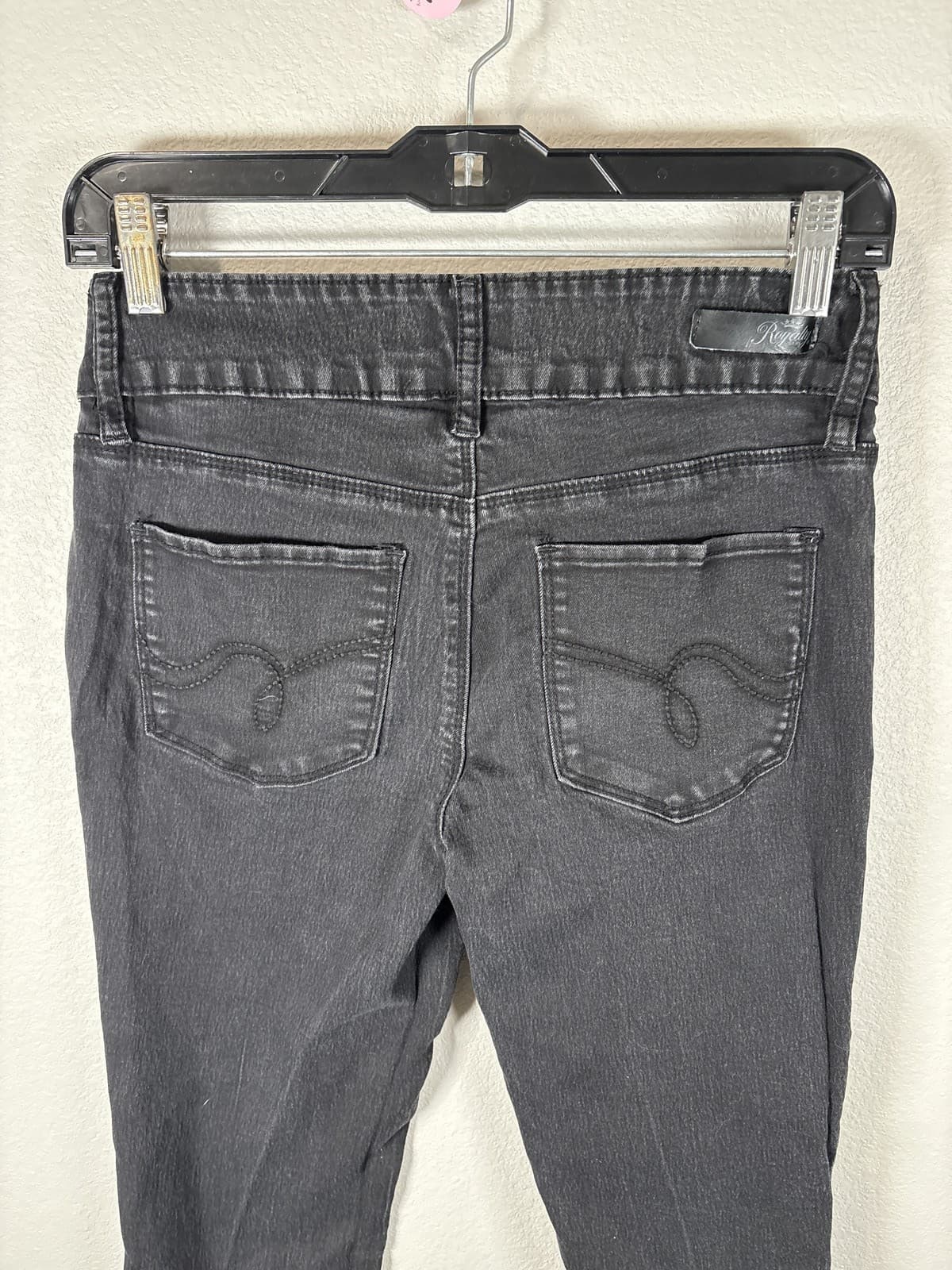 Royalty by Malden Black High Rise Skinny Jeans Womens Size 4 Stretch Denim - Thumbnail 5