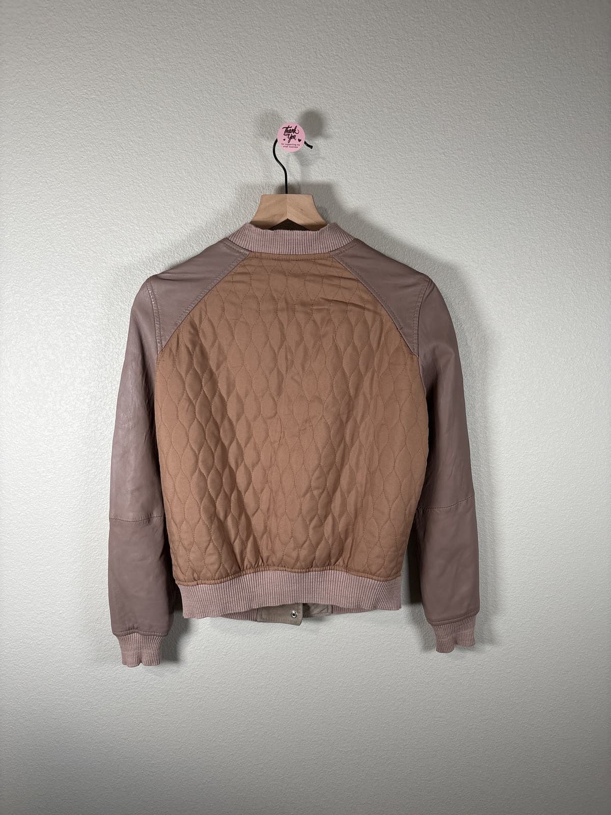 GOOSECRAFT Bomber 087 Suede Leather Bomber Jacket Women's Size L - Thumbnail 6