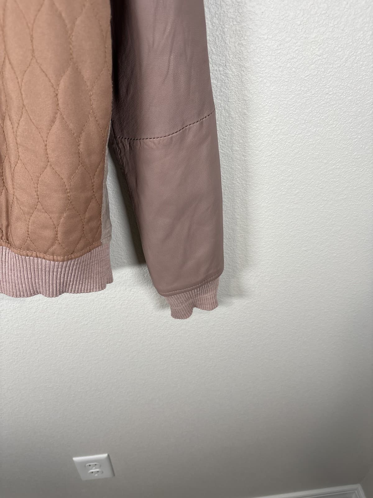 GOOSECRAFT Bomber 087 Suede Leather Bomber Jacket Women's Size L - Thumbnail 9