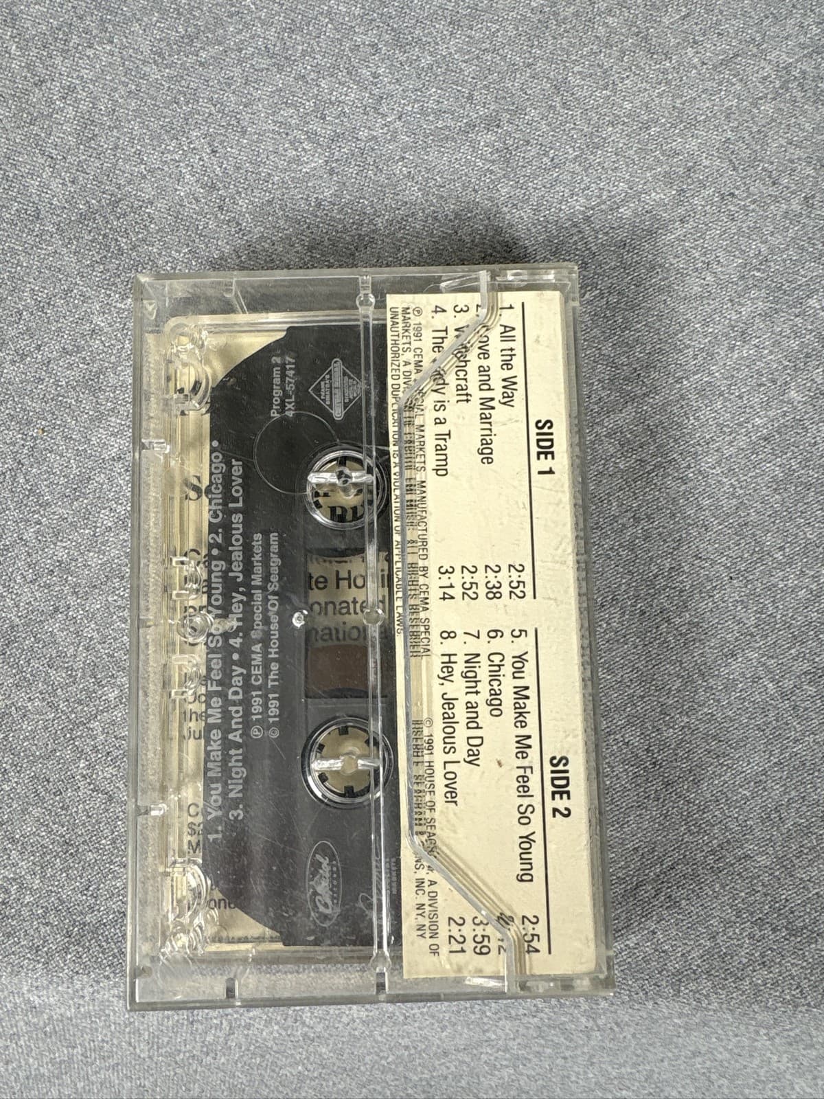Frank Sinatra Diamond Jubilee Collection Cassette Chivas Regal Capitol - Thumbnail 2