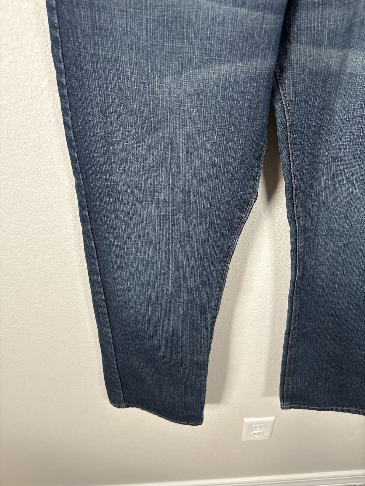 Calvin Klein Rebel Slim Straight Jeans Womens 16 Dark Wash - Thumbnail 5
