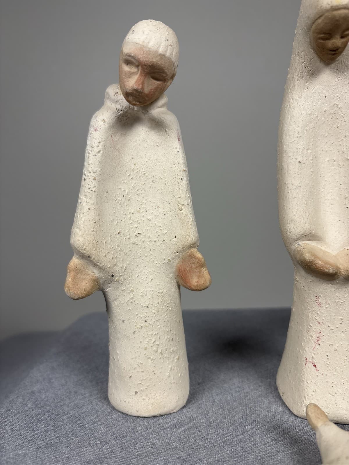 Abbey Press Grail St Meinrad Modernist Nativity Figurine Set 1972 - Thumbnail 5