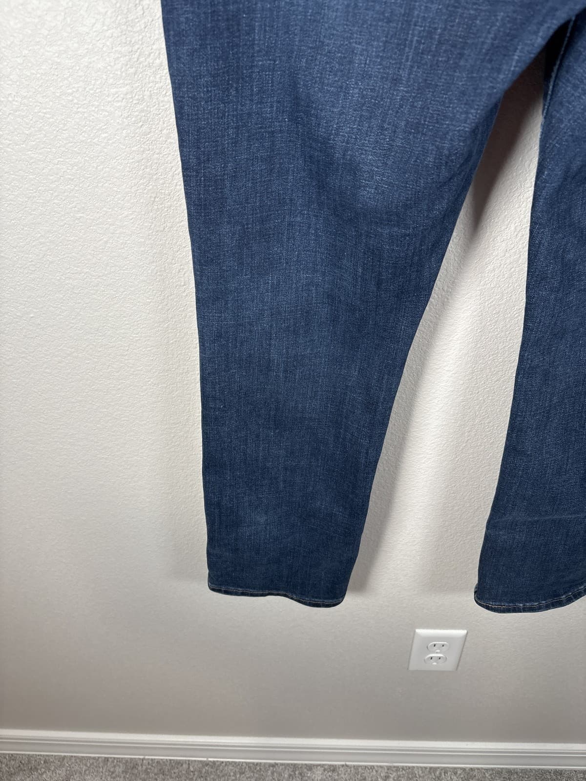 Levi’s Classic Straight Womens 10 Blue Mid Rise Stretch Dark Wash Denim - Thumbnail 8