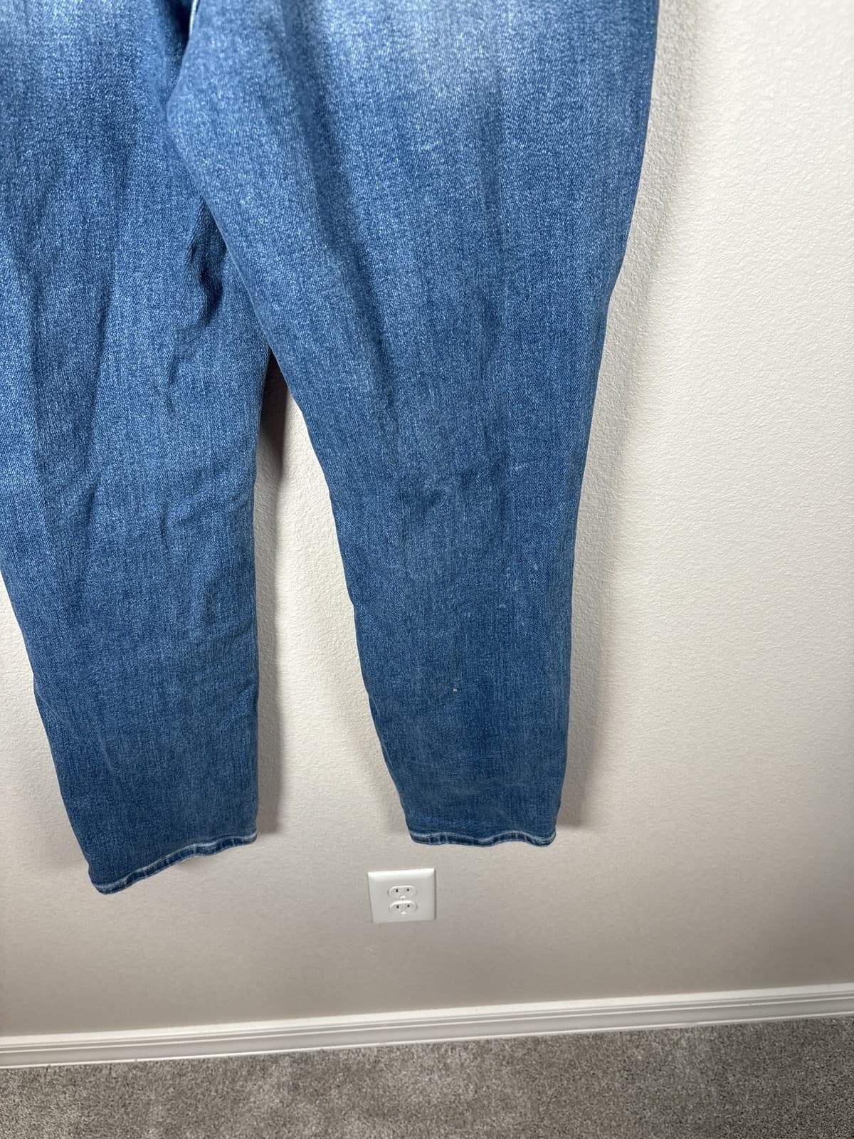 Flying Monkey Womens Distressed Two Tone Split Skinny Jeans Size 26 Ripped - Thumbnail 9