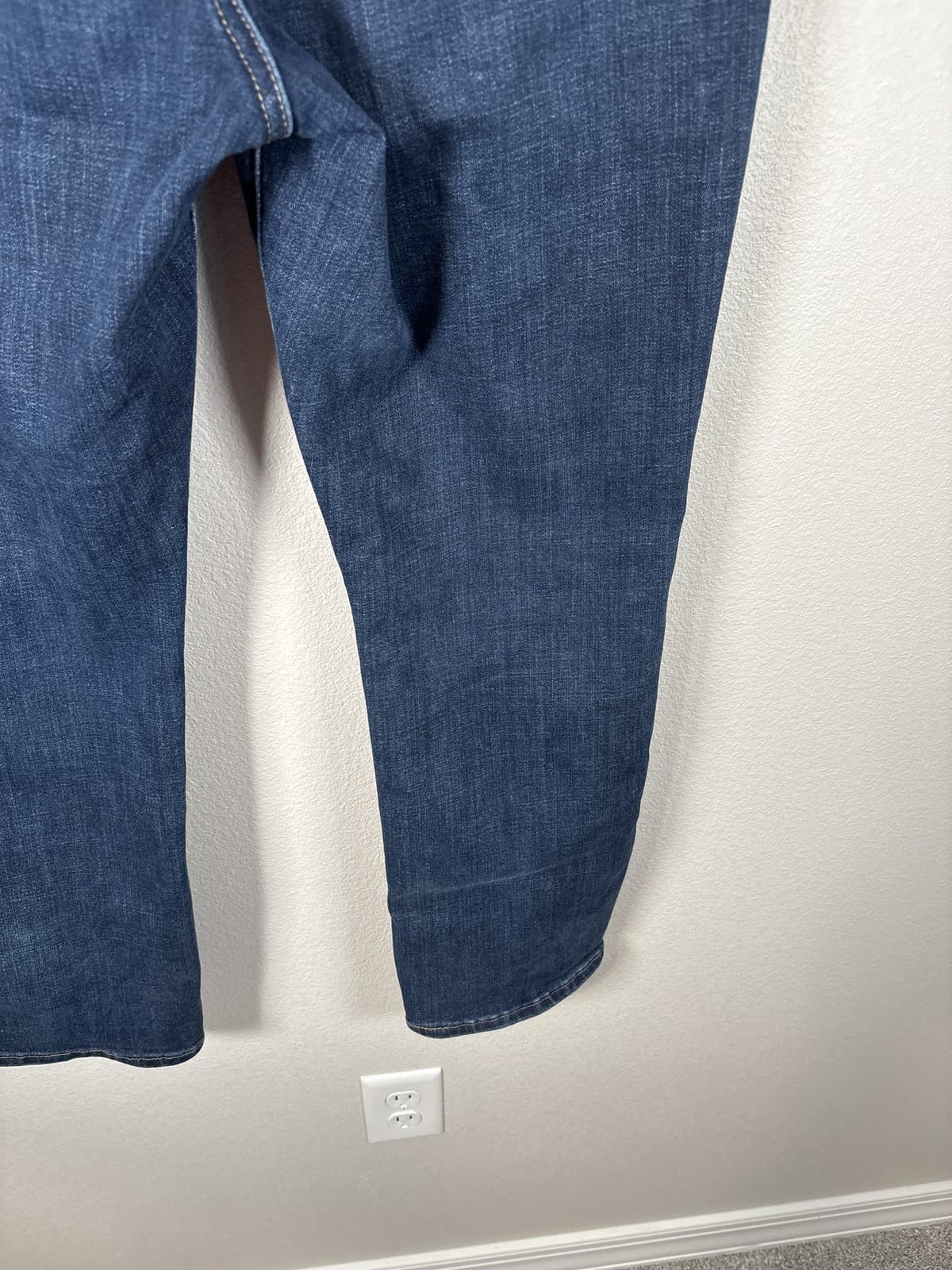 Levi’s Classic Straight Womens 10 Blue Mid Rise Stretch Dark Wash Denim - Thumbnail 7