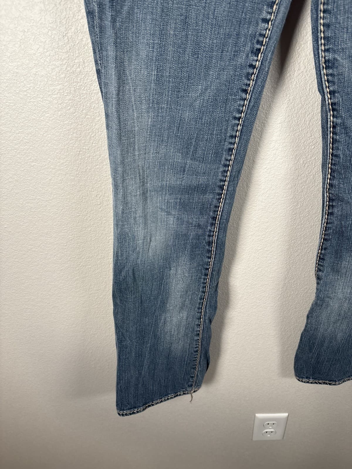 Vigoss Women's Blue Fit Bootcut Jeans Size 26 Distressed - Thumbnail 6