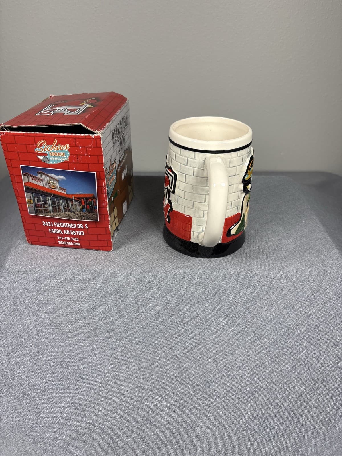 2016 Fargo-Moorhead RedHawks Beer Stein Sickies Garage Newman Outdoor Field - Thumbnail 4