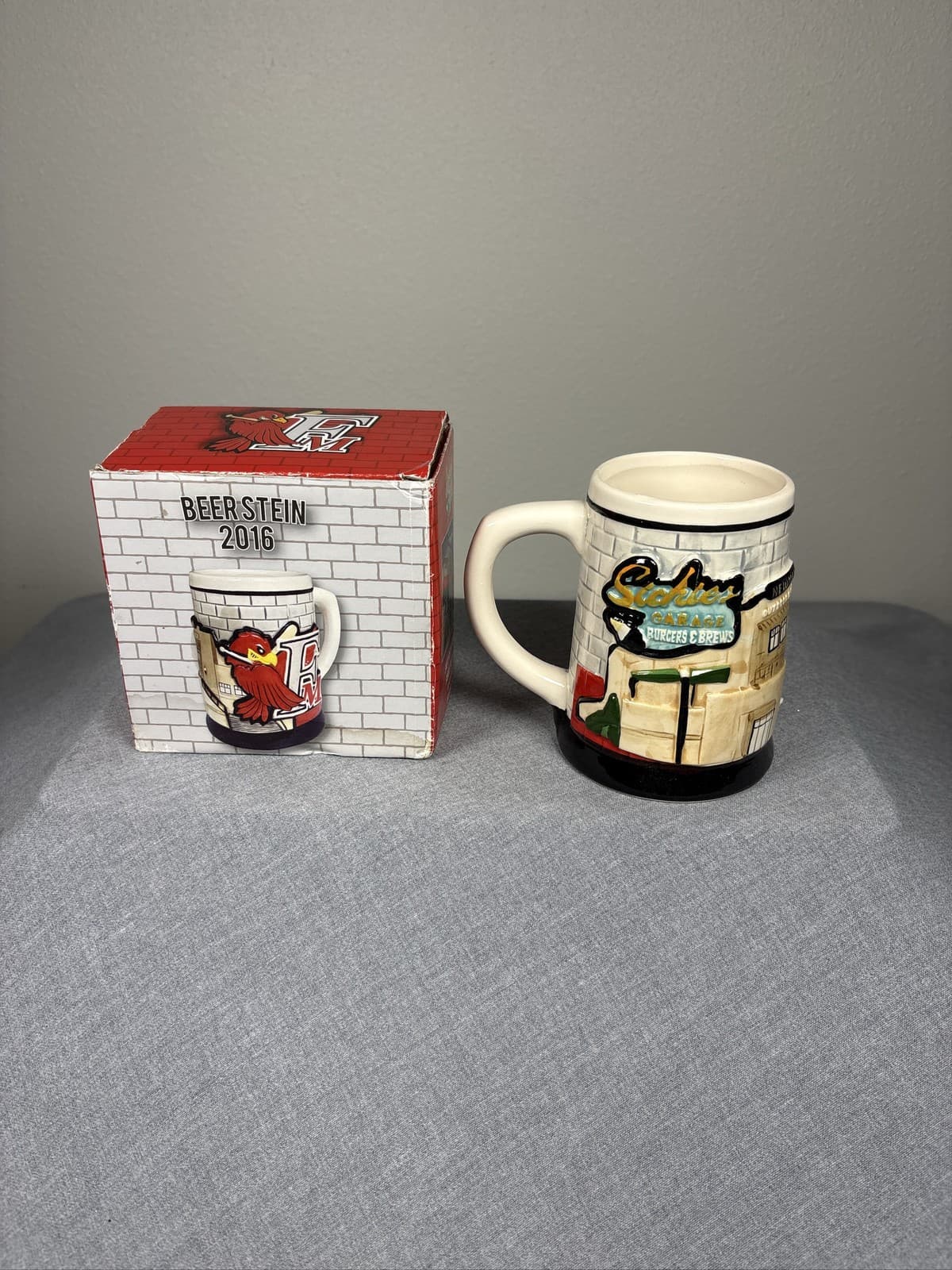 2016 Fargo-Moorhead RedHawks Beer Stein Sickies Garage Newman Outdoor Field - Thumbnail 3