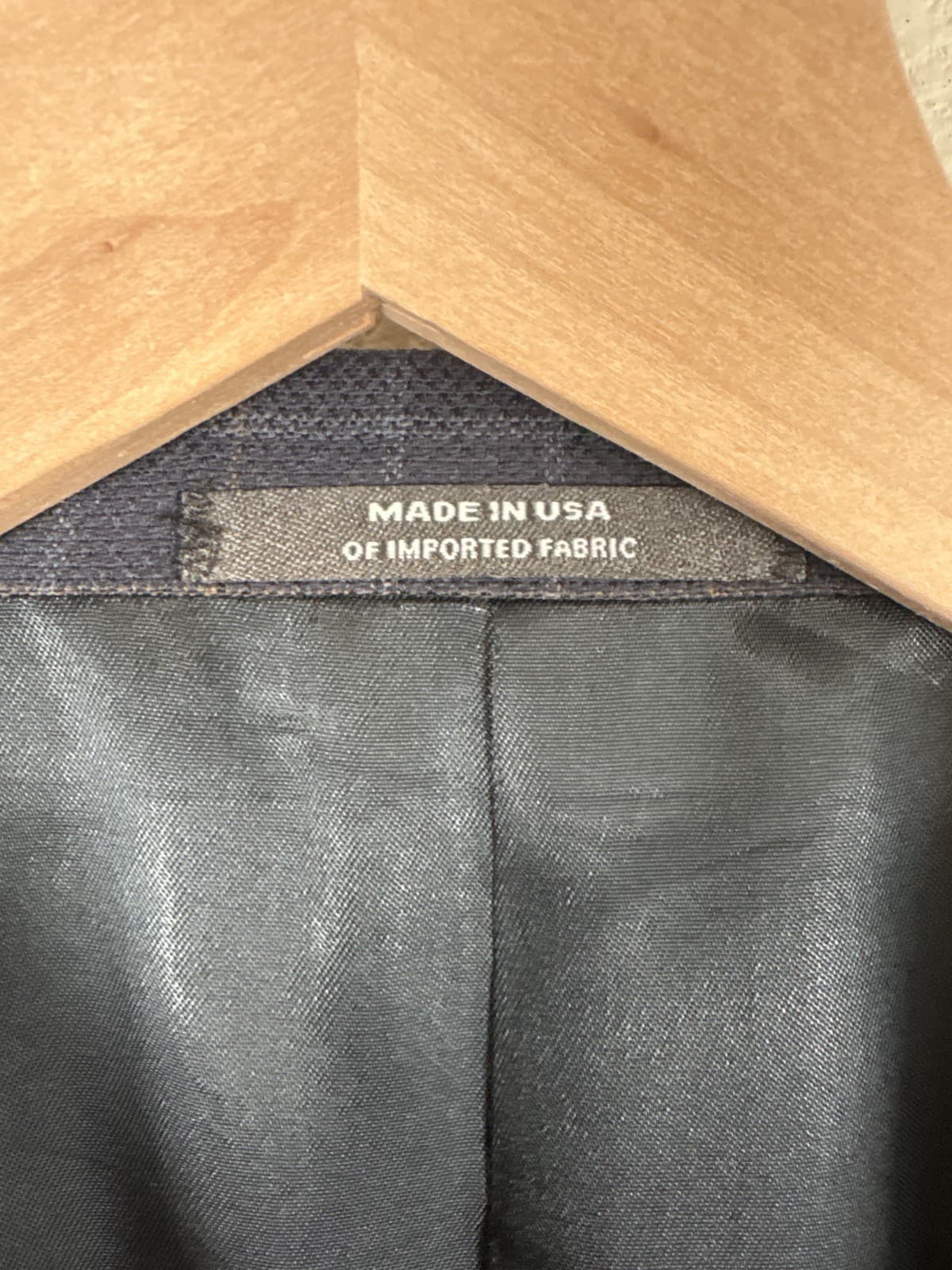 Austin Reed London Hellman Men's Plaid Wool Blazer Sport Coat 46 R Made In USS - Thumbnail 5
