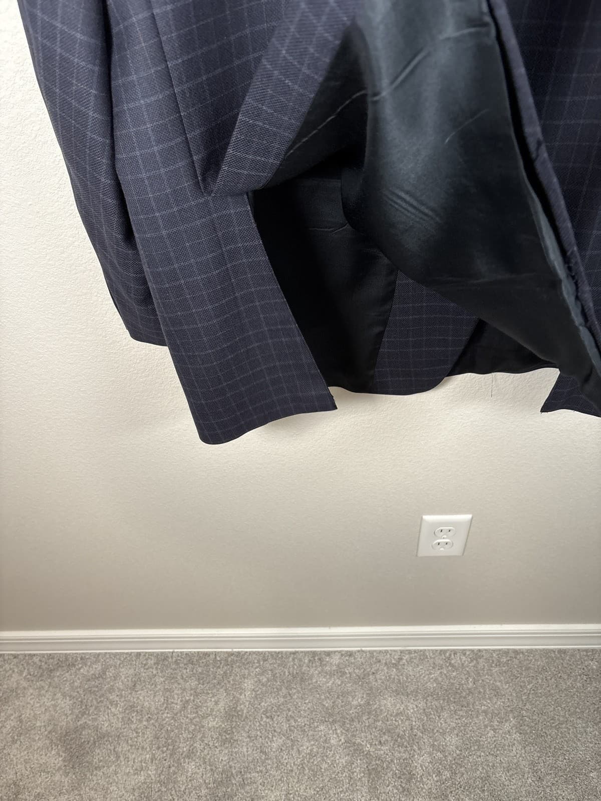 Austin Reed London Hellman Men's Plaid Wool Blazer Sport Coat 46 R Made In USS - Thumbnail 9