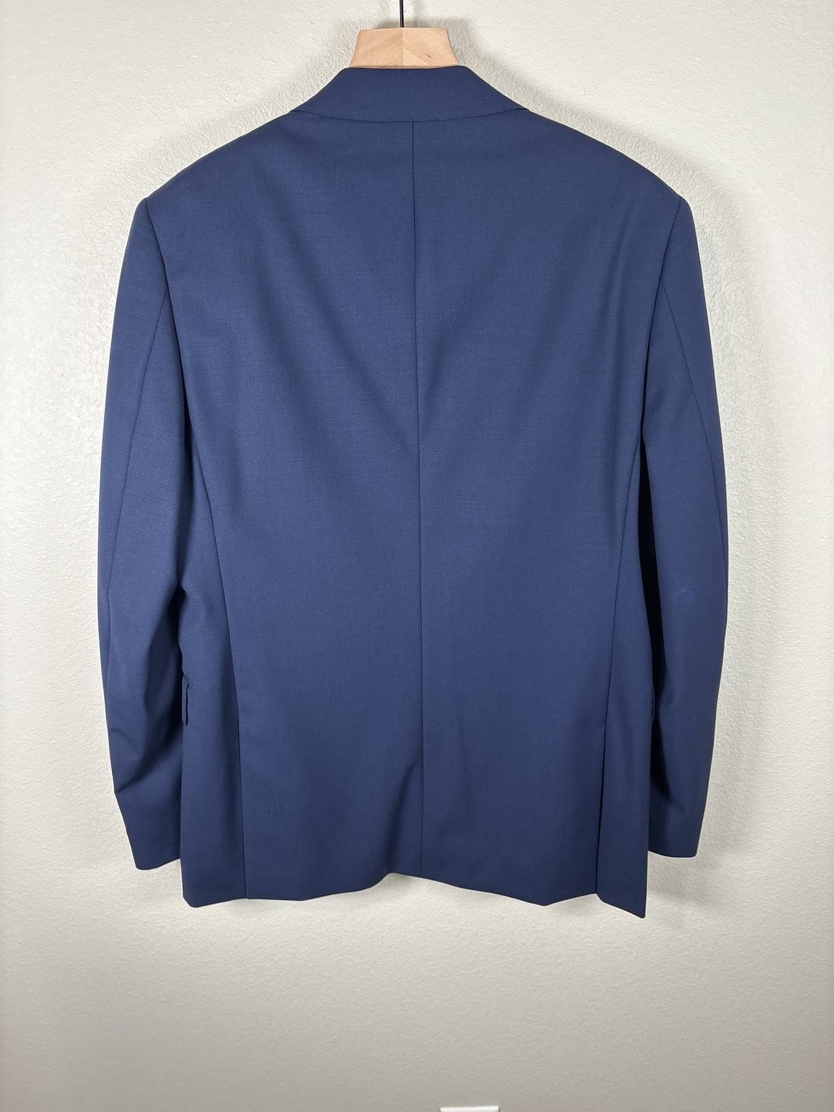 Giles & Jasper Men's Blue Wool Suit Jacket Blazer 35 R - Thumbnail 6