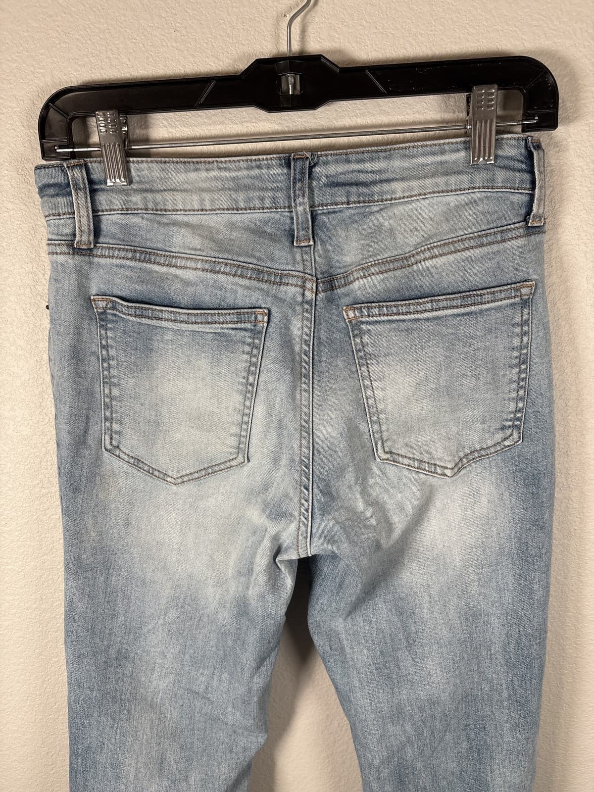 Celebrity Pink Women's Distressed Skinny Jeans Blue Size 7 Ripped - Thumbnail 7