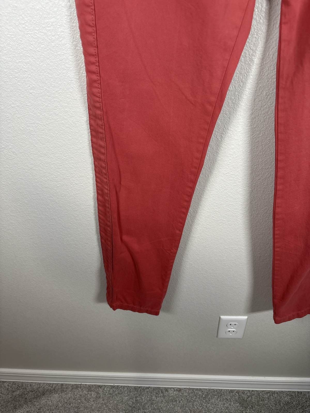 Eddie Bauer Women's Pink Salmon Chino Pants Legend Wash Straight Leg SZ 2 - Thumbnail 6