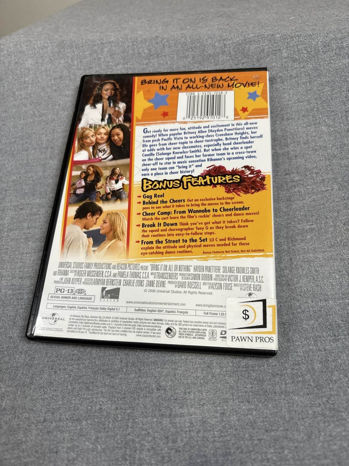 Bring It On: All or Nothing DVD 2006 Full Screen Hayden Panettiere - Thumbnail 2
